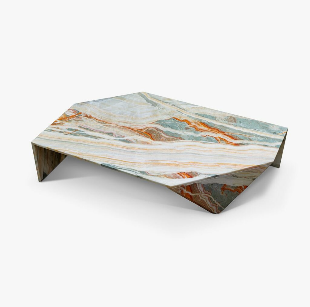 earthquake-origami-rainbow-L-coffee-table